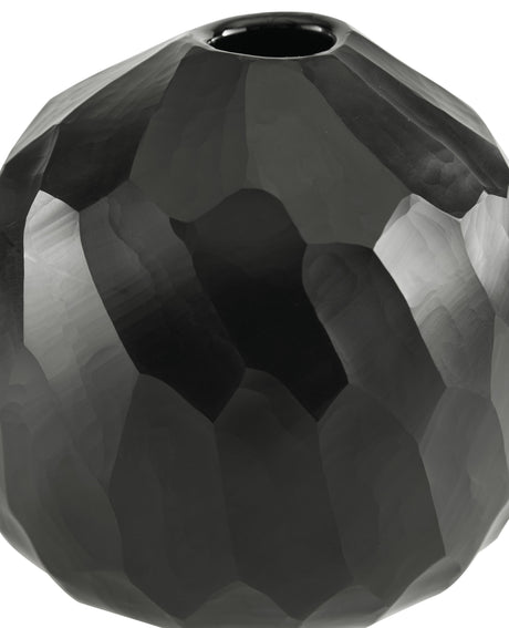 Ryanford Black Vase (Globe) - Ornate Home