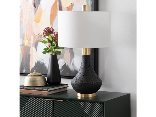 Ryder Black/Gold Table Lamp - Ornate Home