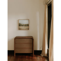 Rye Warm Brown 3 Drawer Nightstand - Ornate Home