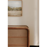 Rye Warm Brown 3 Drawer Nightstand - Ornate Home