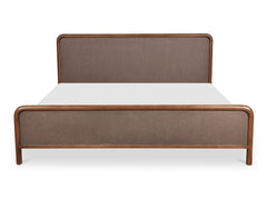 Rye Warm Brown King Bed - Ornate Home