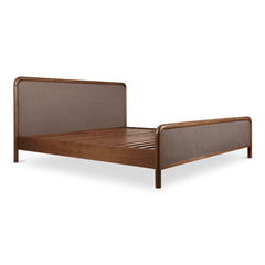 Rye Warm Brown King Bed - Ornate Home