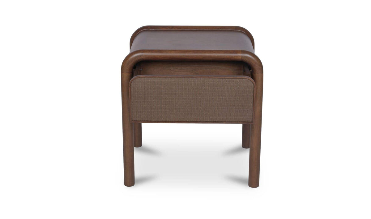 Rye Warm Brown Nightstand - Ornate Home