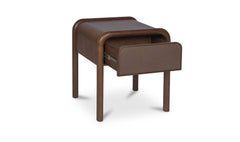 Rye Warm Brown Nightstand - Ornate Home