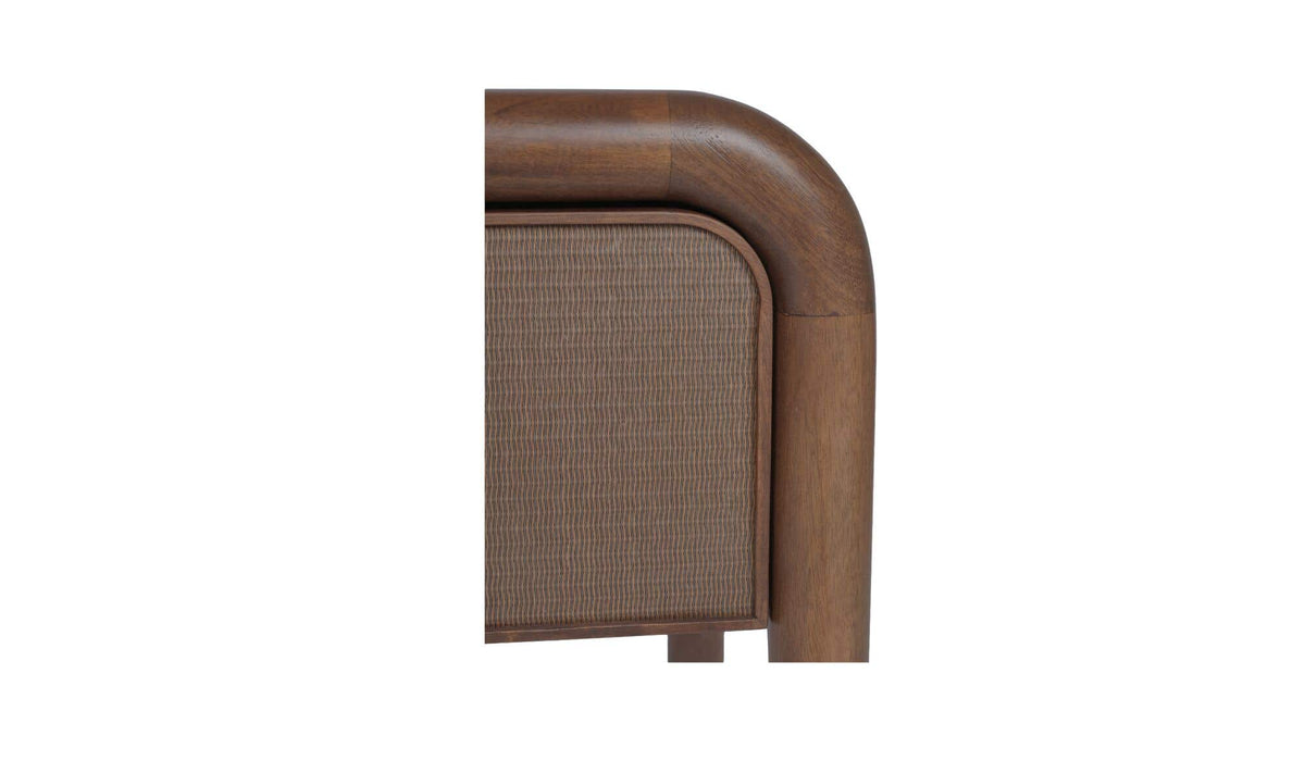 Rye Warm Brown Nightstand - Ornate Home