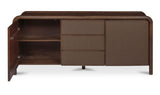 Rye Warm Brown Sideboard - Ornate Home