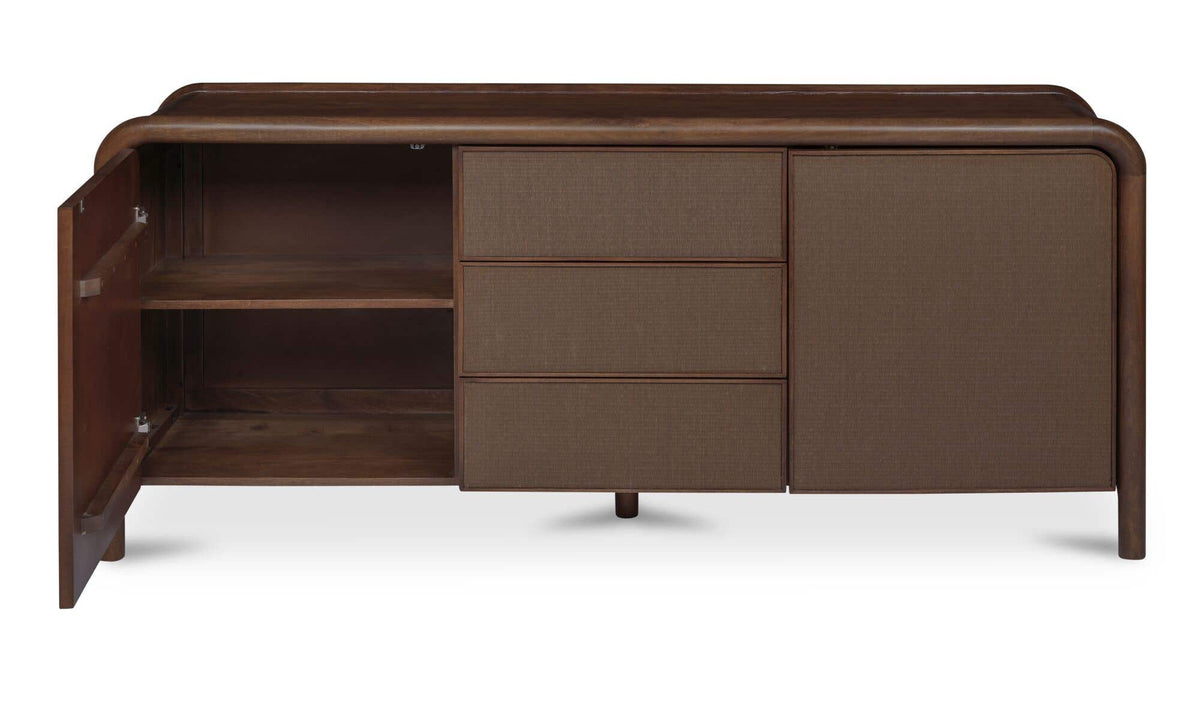 Rye Warm Brown Sideboard - Ornate Home