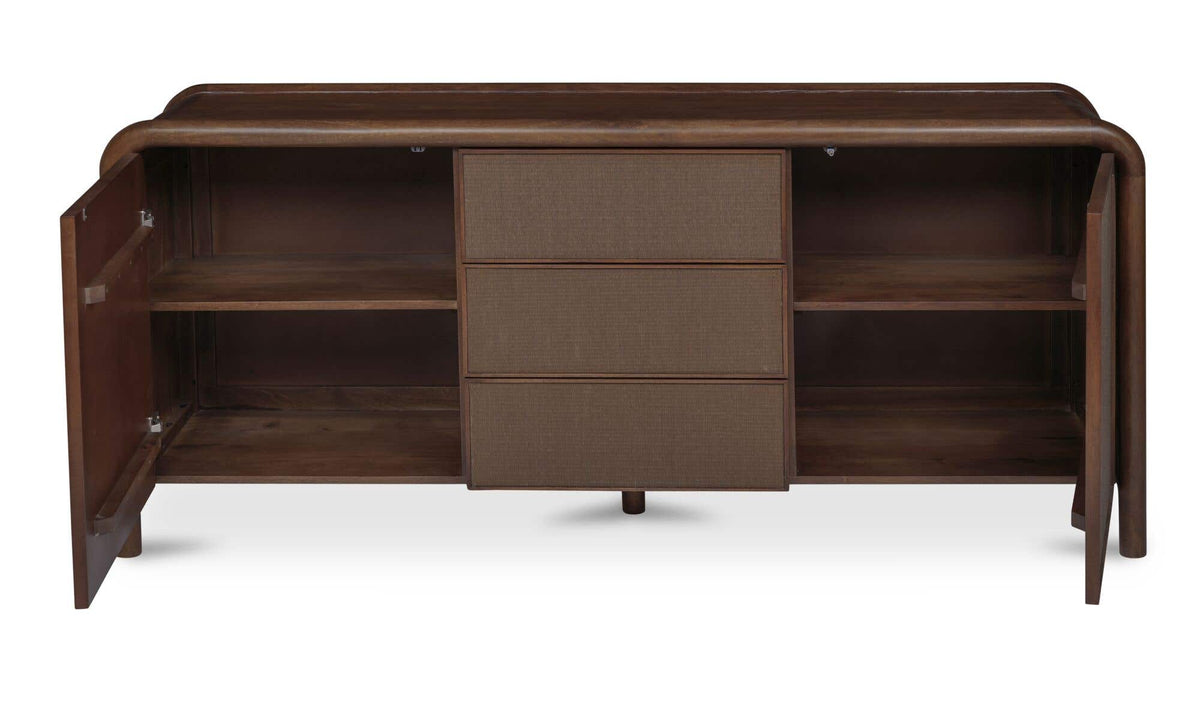 Rye Warm Brown Sideboard - Ornate Home