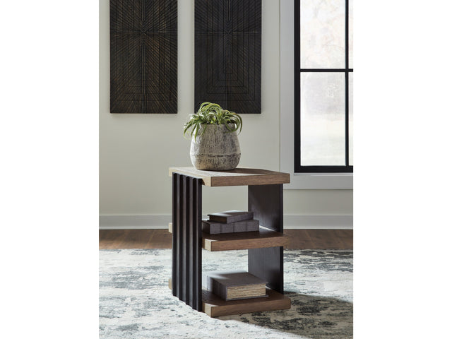Rylandyn Black/Light Brown End Table - Ornate Home