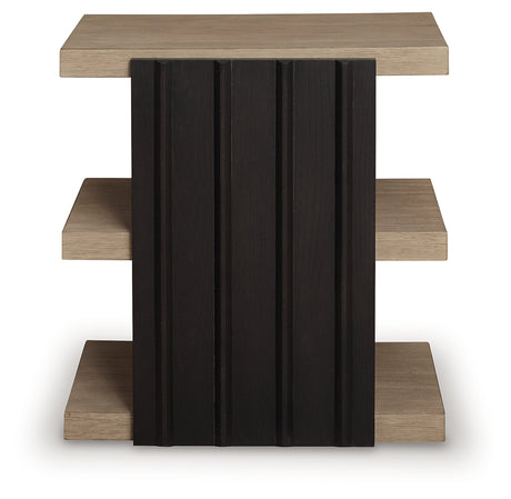 Rylandyn Black/Light Brown End Table - Ornate Home