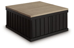 Rylandyn Black/Light Brown Lift-Top Coffee Table - Ornate Home