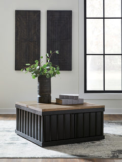 Rylandyn Black/Light Brown Lift-Top Coffee Table - Ornate Home