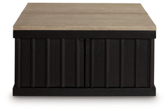 Rylandyn Black/Light Brown Lift-Top Coffee Table - Ornate Home