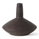 Rylee Dark Brown Ceramic Vase - Ornate Home