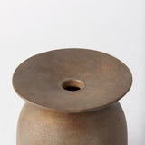 Rylee Medium Brown Ceramic Vase - Ornate Home