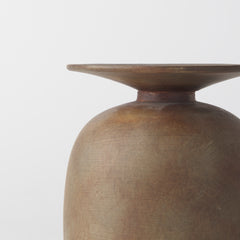 Rylee Medium Brown Ceramic Vase - Ornate Home