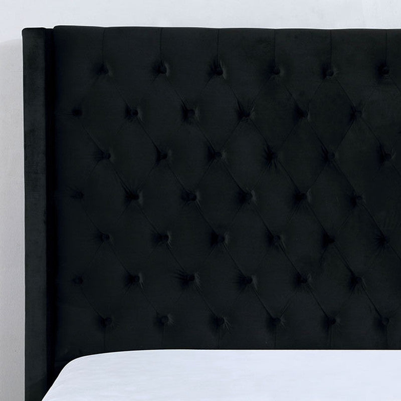 Ryleigh Black Cal.King Bed - Ornate Home