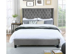 Ryleigh Gray E.King Bed - Ornate Home