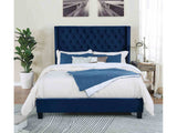 Ryleigh Navy E.King Bed - Ornate Home