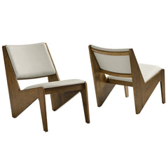 Rylina Weathered Oak/Stone Vegan Leather Accent Chairs (Set of 2) - Ornate Home