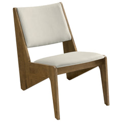 Rylina Weathered Oak/Stone Vegan Leather Accent Chairs (Set of 2) - Ornate Home