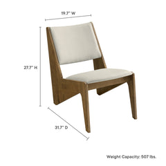 Rylina Weathered Oak/Stone Vegan Leather Accent Chairs (Set of 2) - Ornate Home