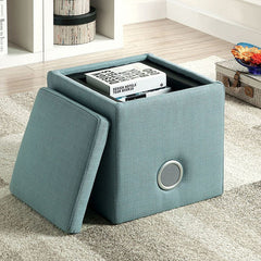 Rythmo Blue Speaker Ottoman - Ornate Home