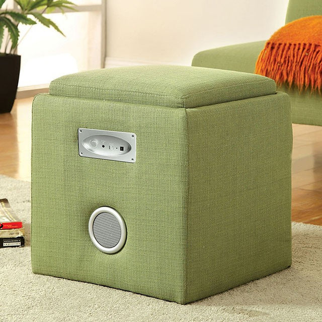 Rythmo Green Speaker Ottoman - Ornate Home