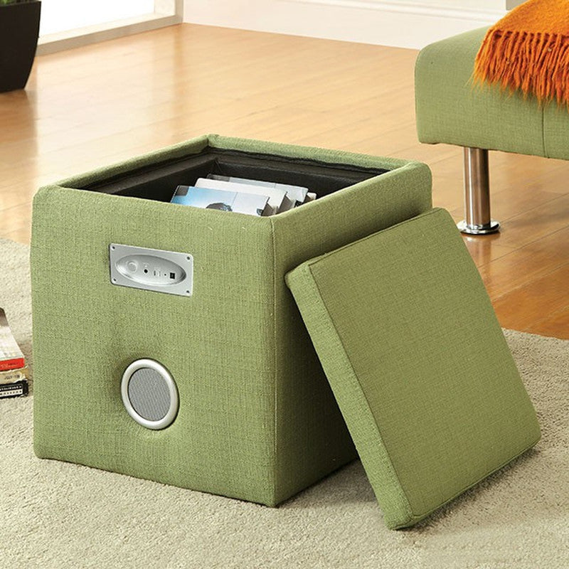 Rythmo Green Speaker Ottoman - Ornate Home