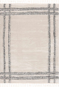 Ryuu Black & White Area Rug - Clearance - Ornate Home