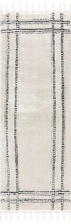 Ryuu Black & White Area Rug - Clearance - Ornate Home