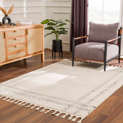 Ryuu Black & White Area Rug - Clearance - Ornate Home