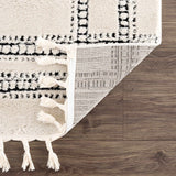 Ryuu Black & White Area Rug - Ornate Home