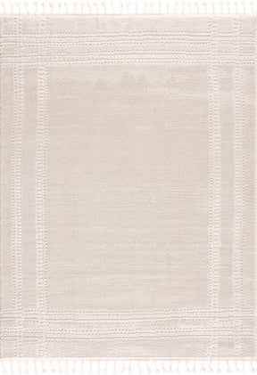 Ryuu Ivory Carved Area Rug - Ornate Home