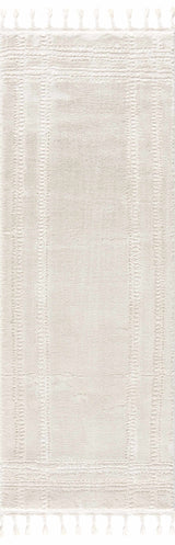Ryuu Ivory Carved Area Rug - Ornate Home