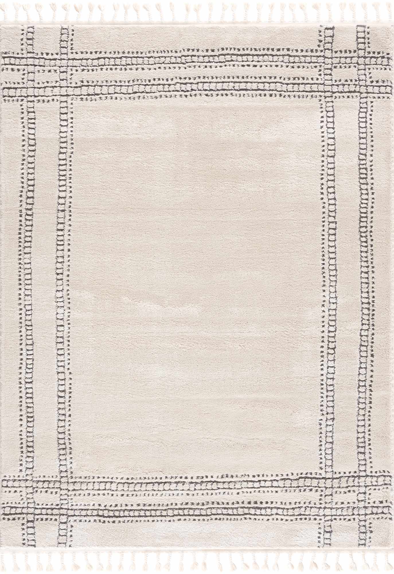 Ryuu Ivory & Gray Area Rug - Promo - Ornate Home