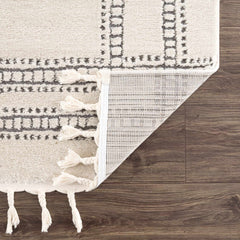 Ryuu Ivory & Gray Area Rug - Promo - Ornate Home
