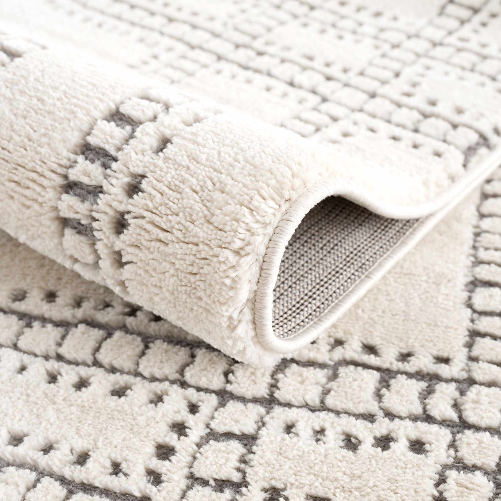 Ryuu Ivory & Gray Area Rug - Promo - Ornate Home