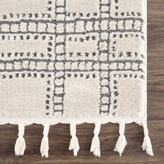 Ryuu Ivory & Gray Area Rug - Promo - Ornate Home