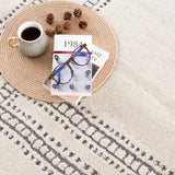 Ryuu Ivory & Gray Area Rug - Promo - Ornate Home
