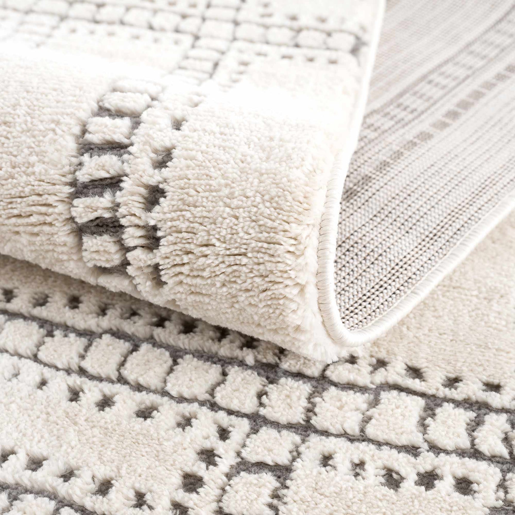 Ryuu Ivory & Gray Area Rug - Promo - Ornate Home