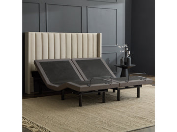 S655- Charcoal Queen Adjustable Base - Ornate Home