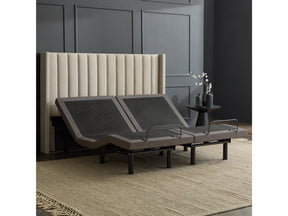 S655- Charcoal Split Queen Adjustable Base - Ornate Home