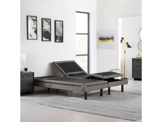 S755 Charcoal Twin XL Adjustable Base - Ornate Home
