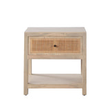 Sadler Natural Wood Nightstand - Ornate Home