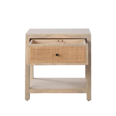 Sadler Natural Wood Nightstand - Ornate Home