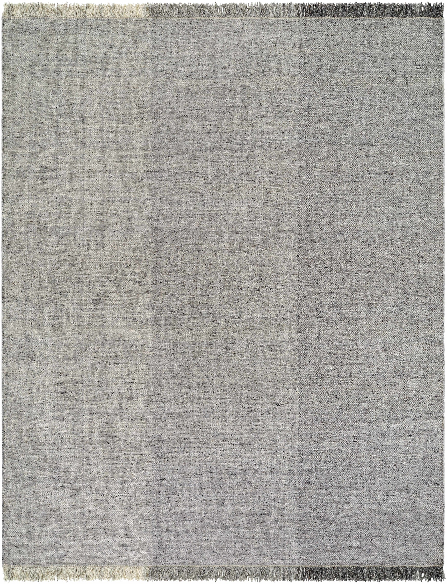 Penha Gray Monochrome Wool Area Rug - Clearance