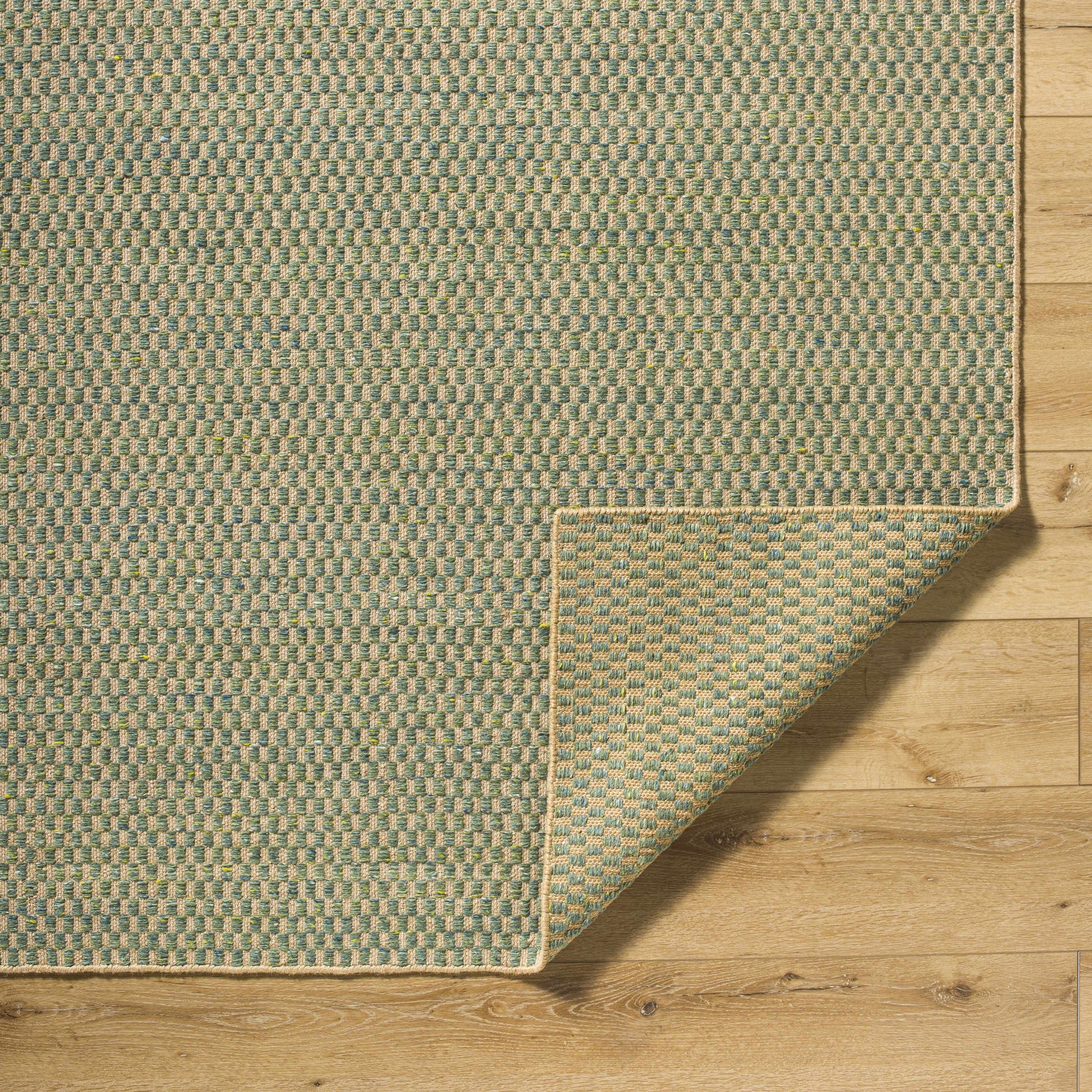 Verdel Sage Cottage Farmhouse Wool Handmade Area Rug - Clearance