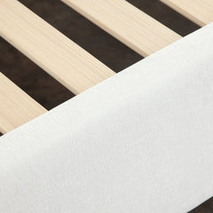 Seattle White Performance Fabric Bed - Ornate Home