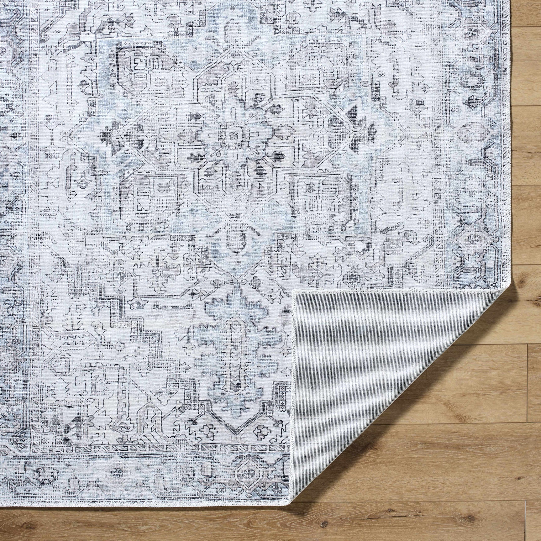 Nadia Silver Gray Area Rug - Clearance